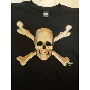 Skulbone Vintage 2007 Black Red T-shirt Men's XXL 2X Skull Bones